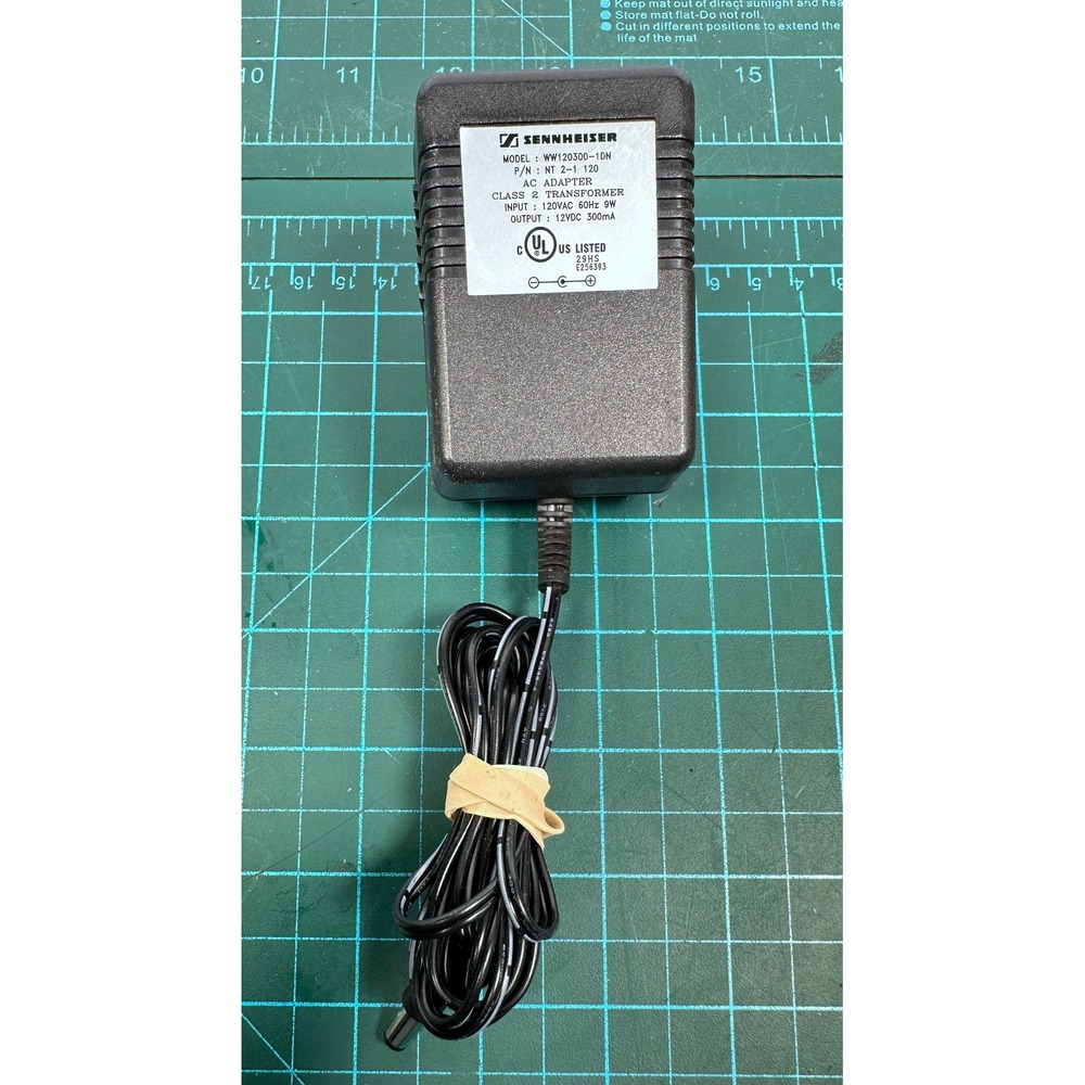 Sennheiser WW120300-1DN AC Adapter 12VDC 300mA Power Supply NT 2-1 120